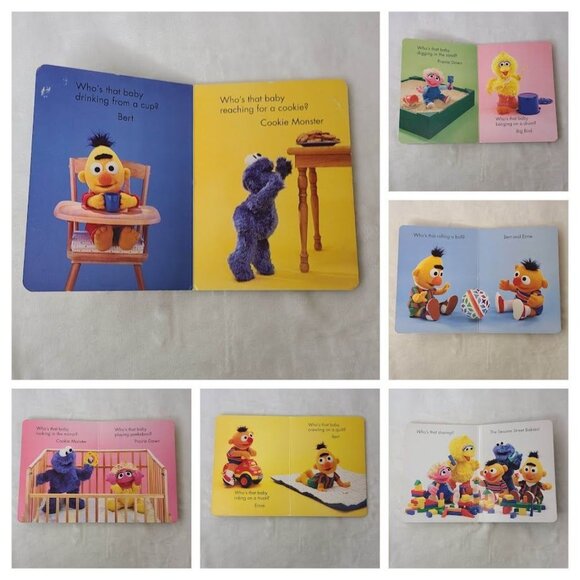 Meet The Sesame Street Babies Board Book Featuring Jim Hensons Muppets 1993 - Picture 7 of 8